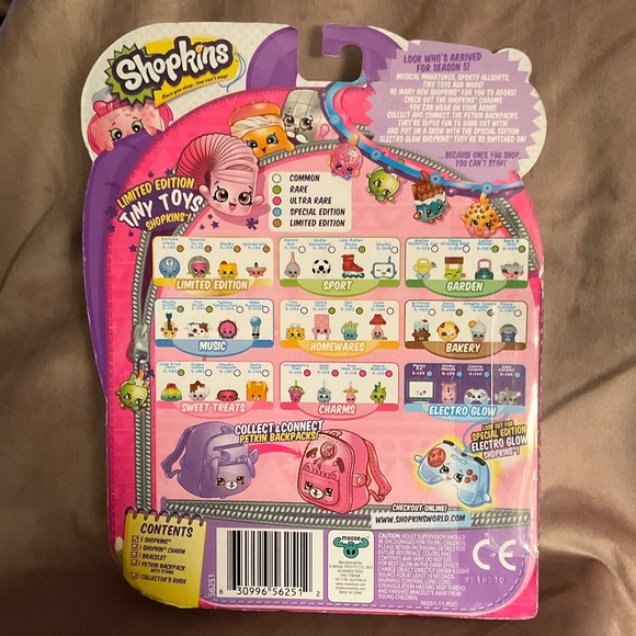 New Shopkins Charm Bracelet with Shopkins & Charm - Picture 3 of 9